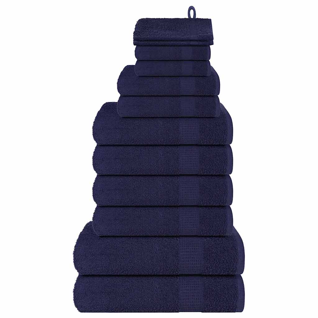 12-Tlg. Handtuch-Set Frogn Bordeaux 360 G/M²