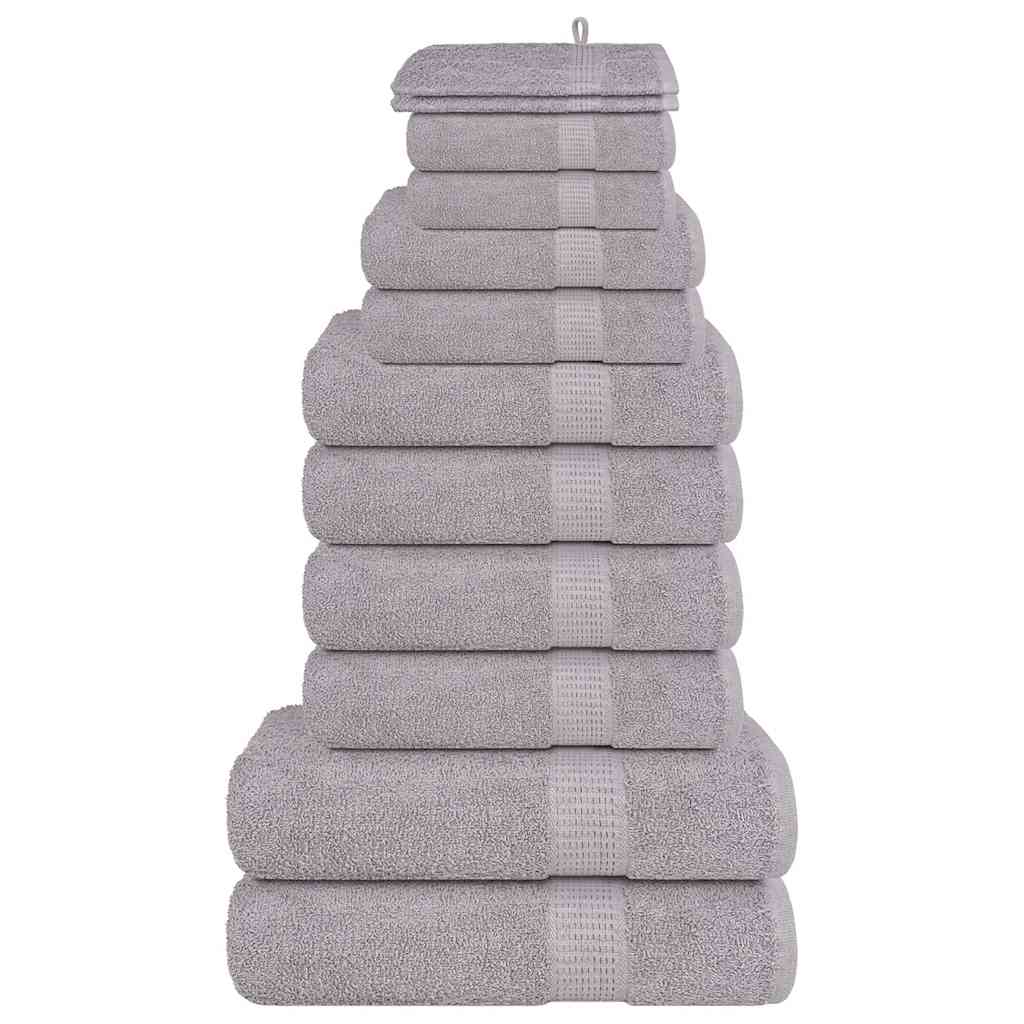 12-Tlg. Handtuch-Set Frogn Bordeaux 360 G/M²