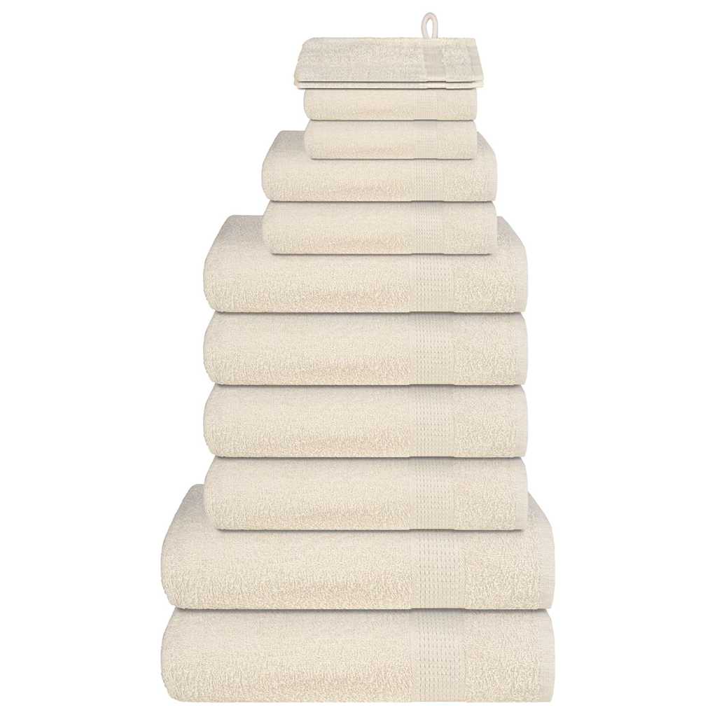 12-Tlg. Handtuch-Set Frogn Bordeaux 360 G/M²