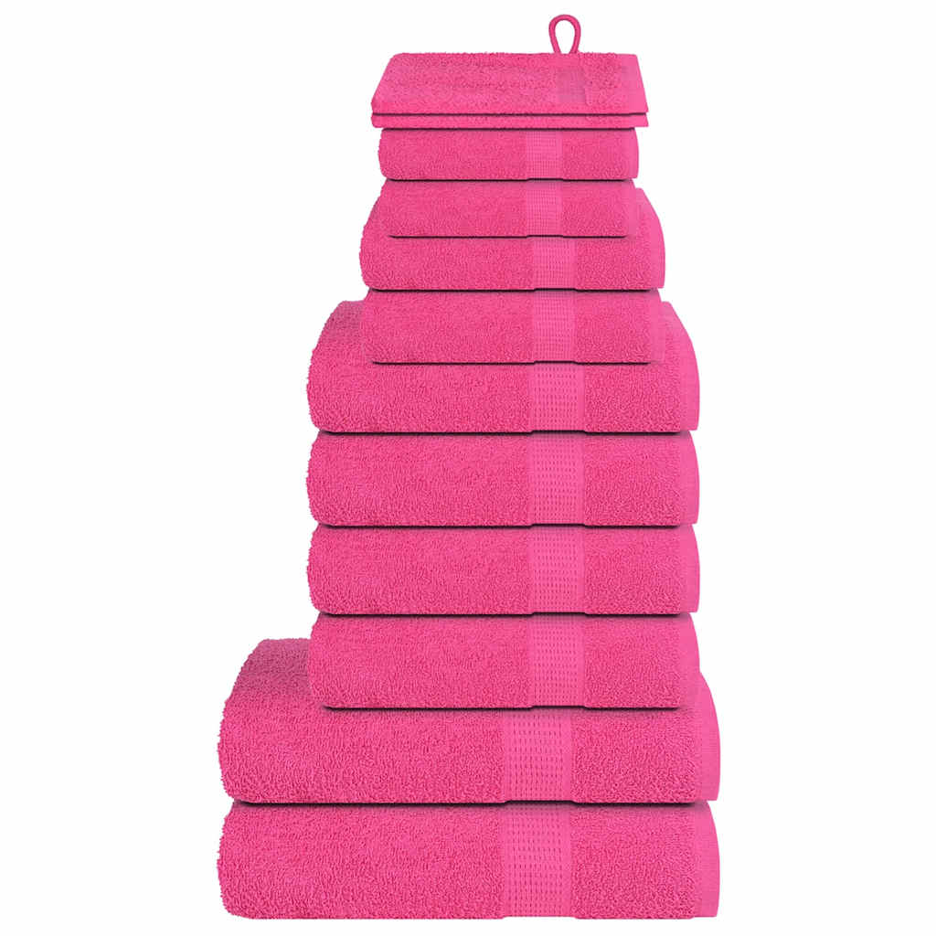 12-Tlg. Handtuch-Set Frogn Bordeaux 360 G/M²
