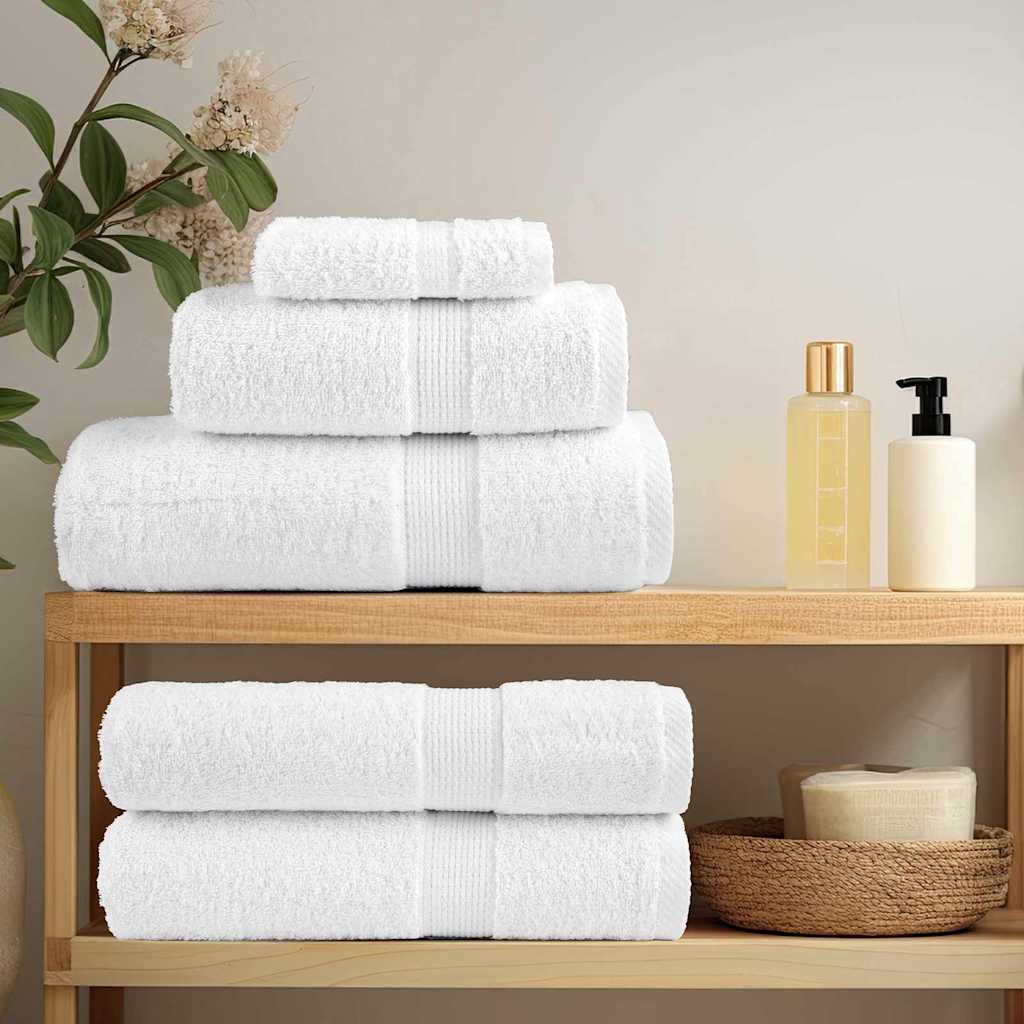 Premium Badetücher Solund 4 Stk. 600 G/M² Weiß