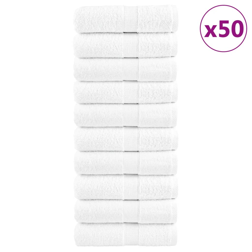 Premium Badetücher Solund 4 Stk. 600 G/M² Weiß