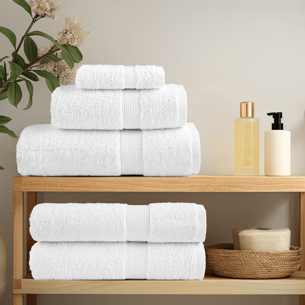 Premium Badetücher Solund 4 Stk. 600 G/M² Weiß