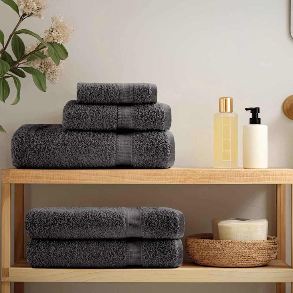 Premium Gästetücher Solund 2 Stk. 600 G/M² Anthrazit
