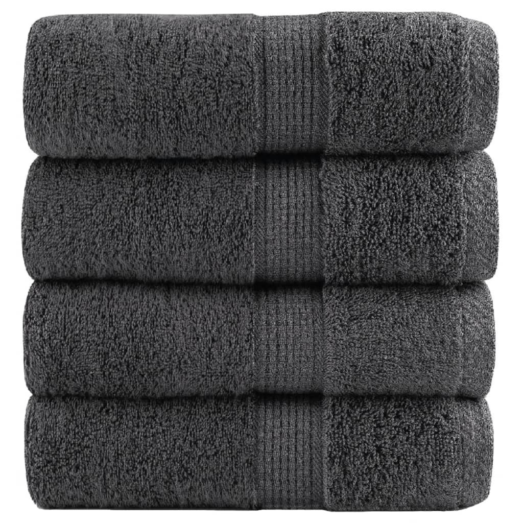 Premium Gästetücher Solund 2 Stk. 600 G/M² Anthrazit