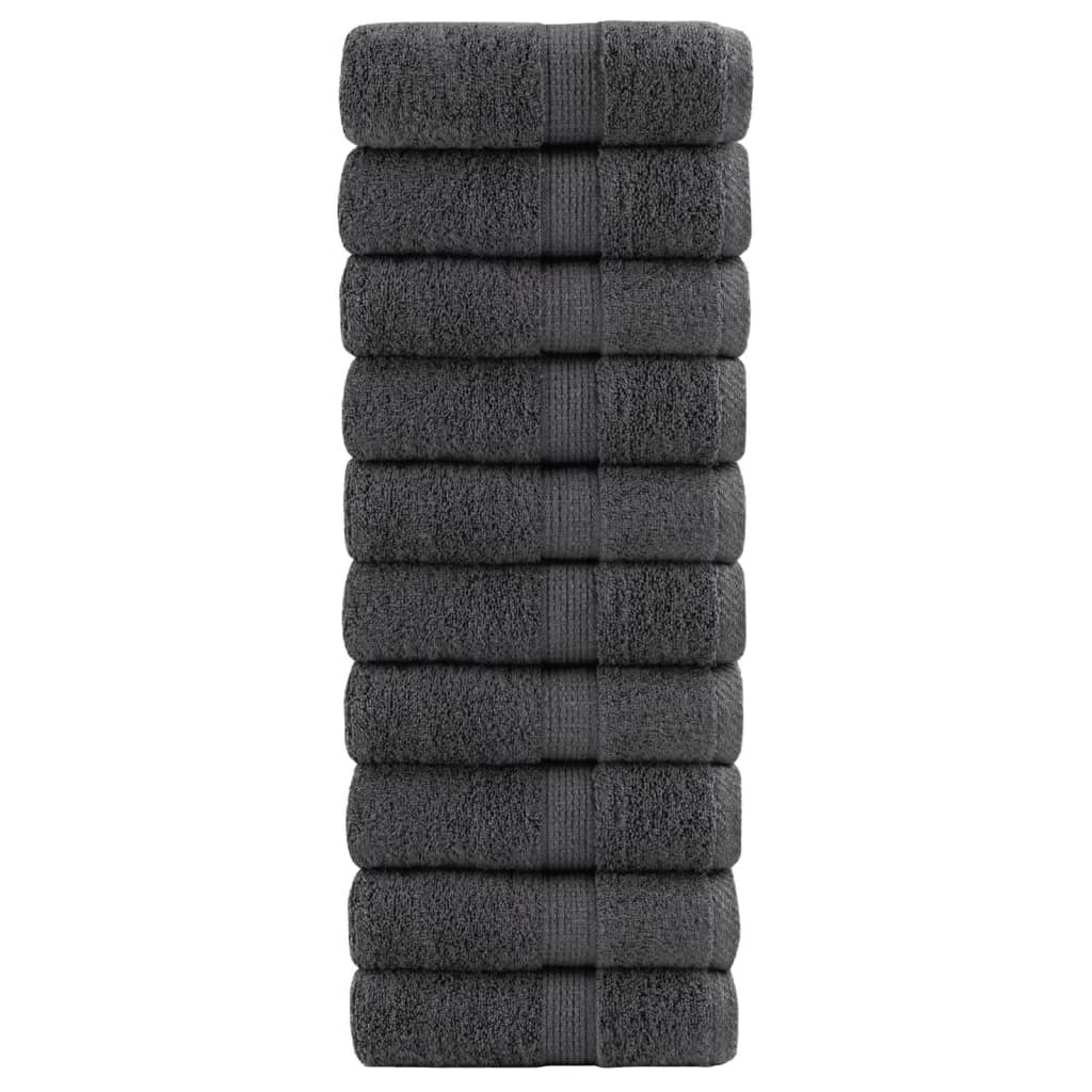 Premium Gästetücher Solund 2 Stk. 600 G/M² Anthrazit