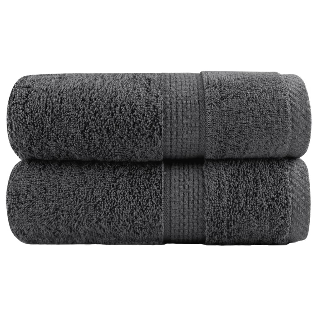 Premium Gästetücher Solund 2 Stk. 600 G/M² Anthrazit