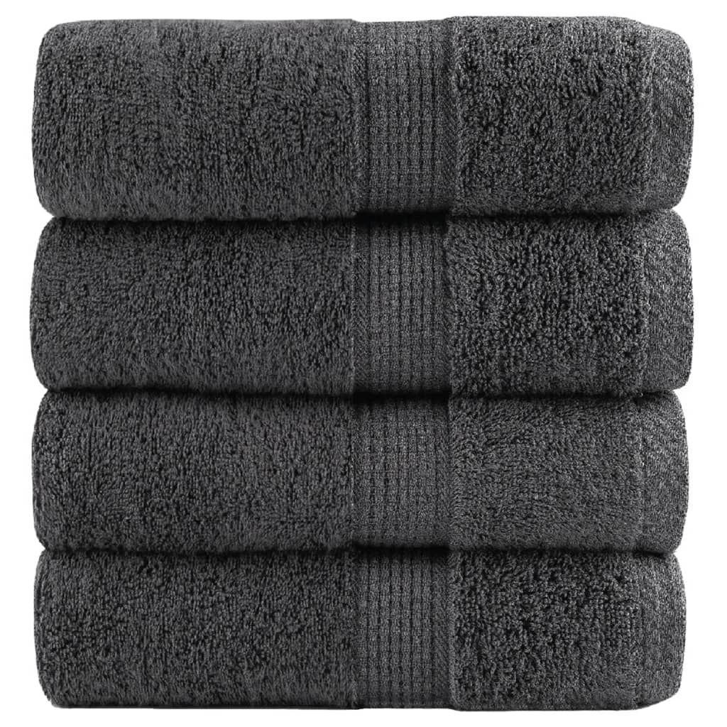 Premium Gästetücher Solund 2 Stk. 600 G/M² Anthrazit