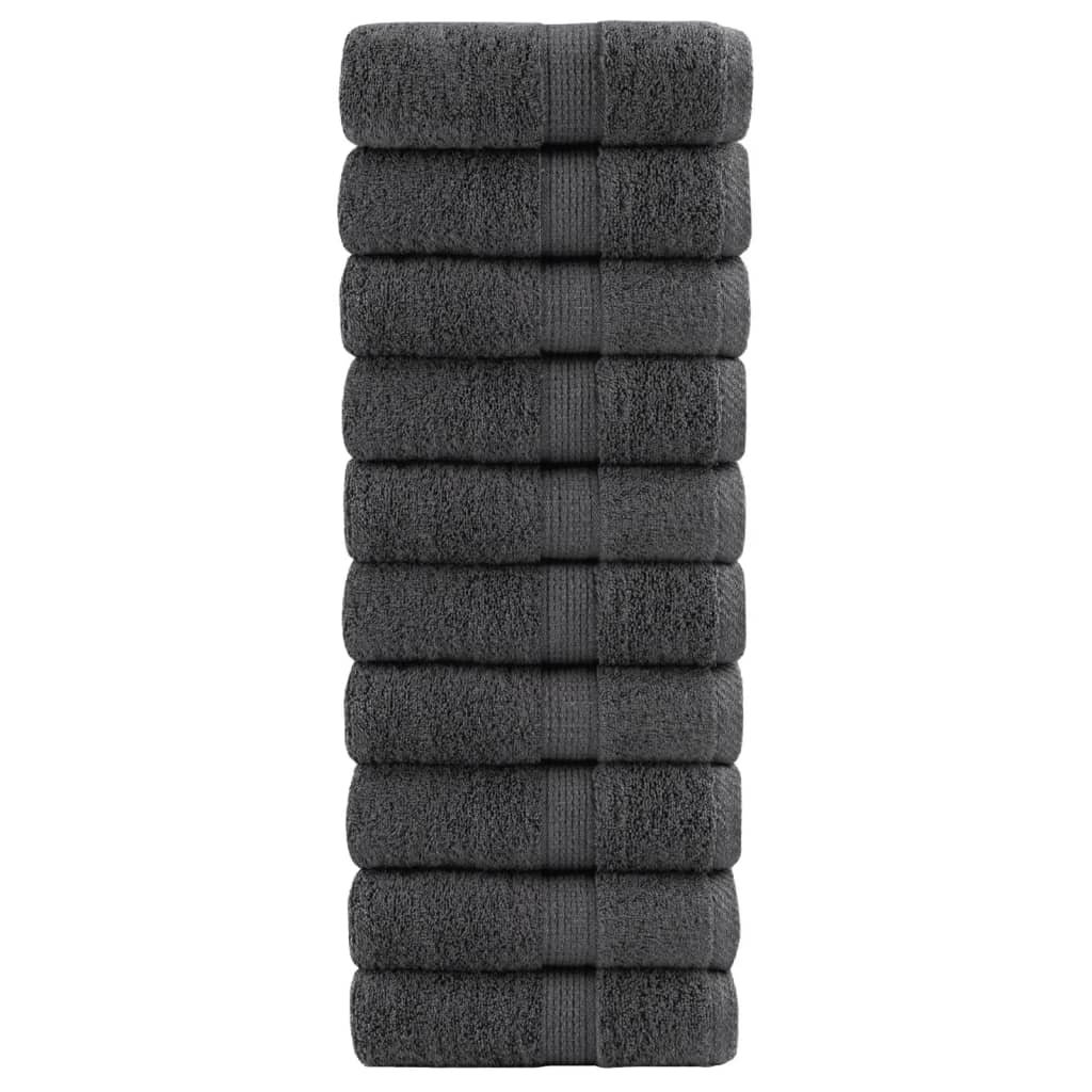 Premium Gästetücher Solund 2 Stk. 600 G/M² Anthrazit