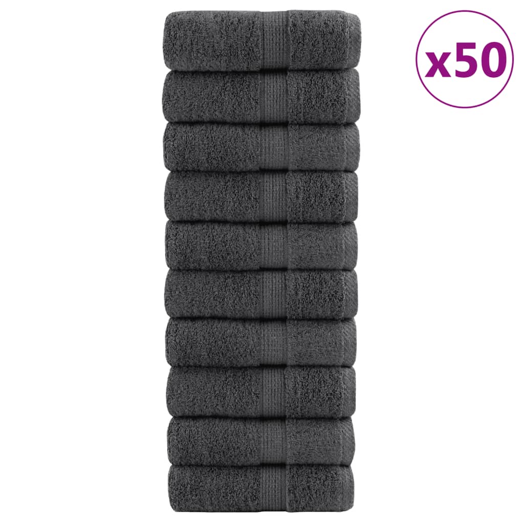 Premium Gästetücher Solund 2 Stk. 600 G/M² Anthrazit