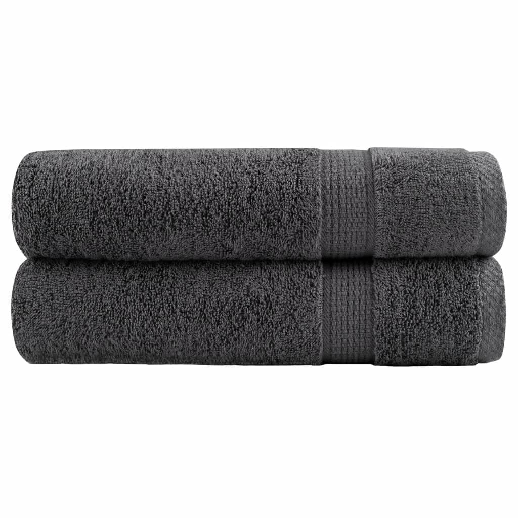 Premium Gästetücher Solund 2 Stk. 600 G/M² Anthrazit