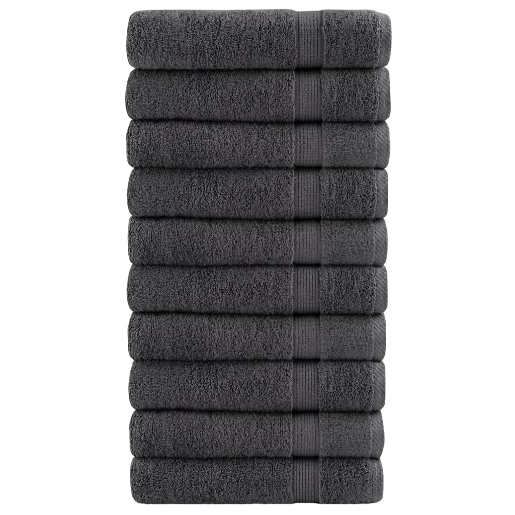 Premium Gästetücher Solund 2 Stk. 600 G/M² Anthrazit