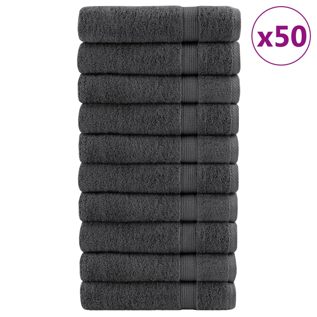 Premium Gästetücher Solund 2 Stk. 600 G/M² Anthrazit