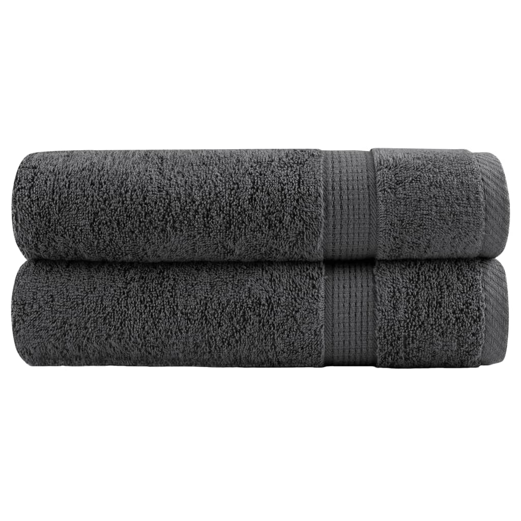 Premium Gästetücher Solund 2 Stk. 600 G/M² Anthrazit