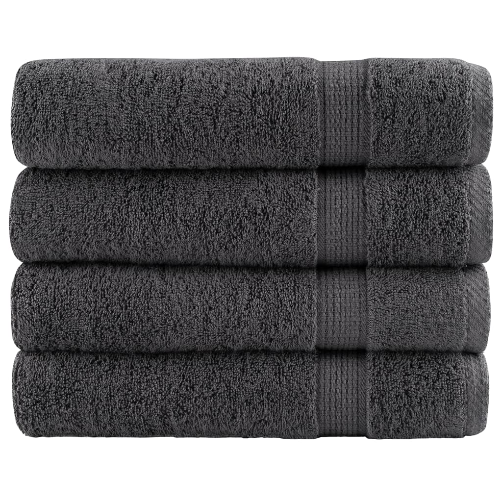 Premium Gästetücher Solund 2 Stk. 600 G/M² Anthrazit