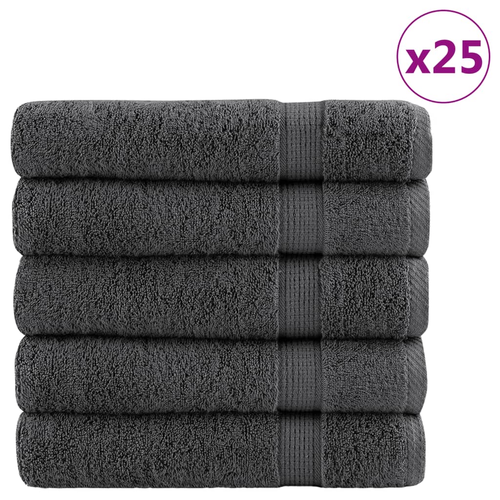 Premium Gästetücher Solund 2 Stk. 600 G/M² Anthrazit