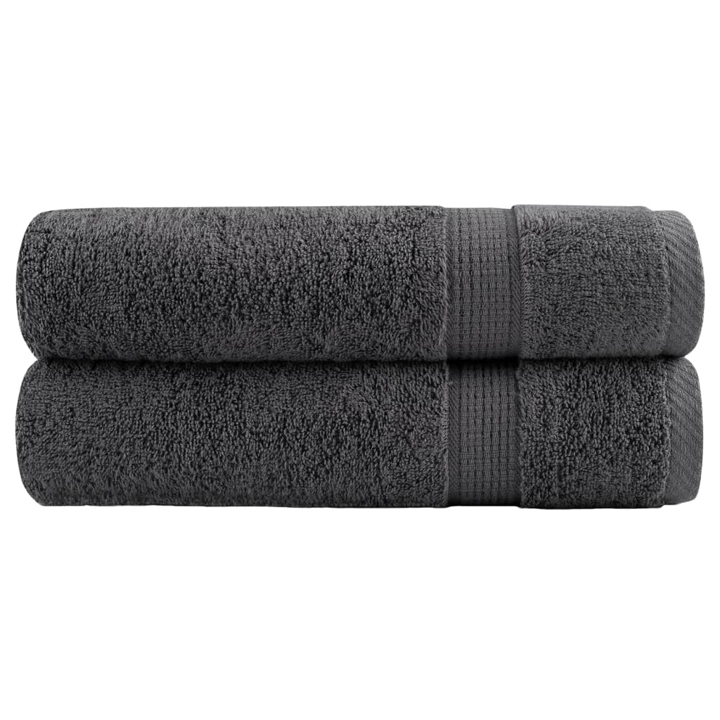 Premium Gästetücher Solund 2 Stk. 600 G/M² Anthrazit