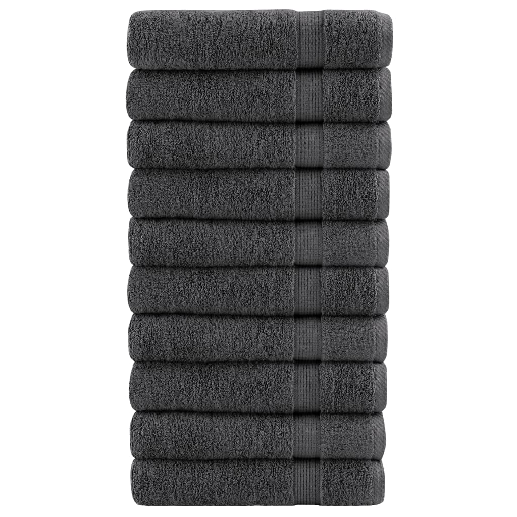 Premium Gästetücher Solund 2 Stk. 600 G/M² Anthrazit