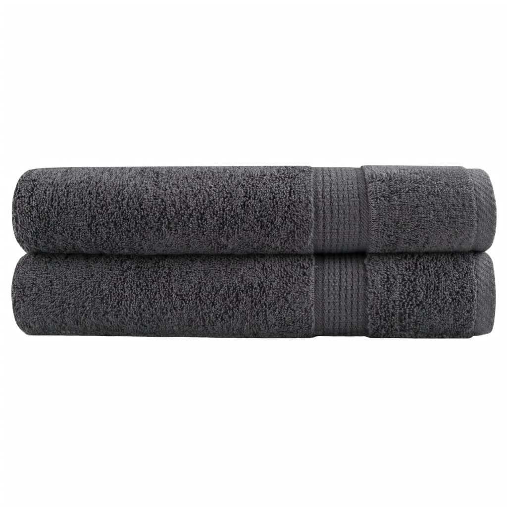 Premium Gästetücher Solund 2 Stk. 600 G/M² Anthrazit
