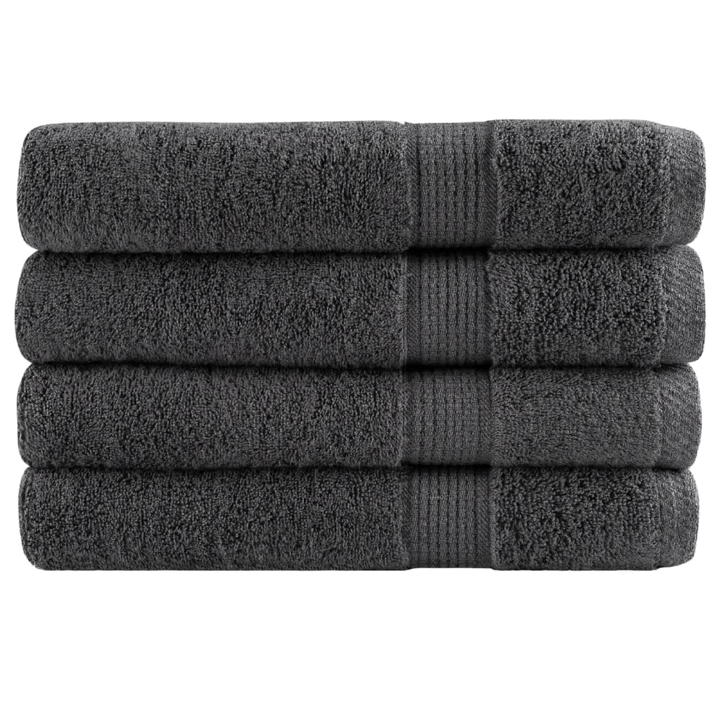 Premium Gästetücher Solund 2 Stk. 600 G/M² Anthrazit