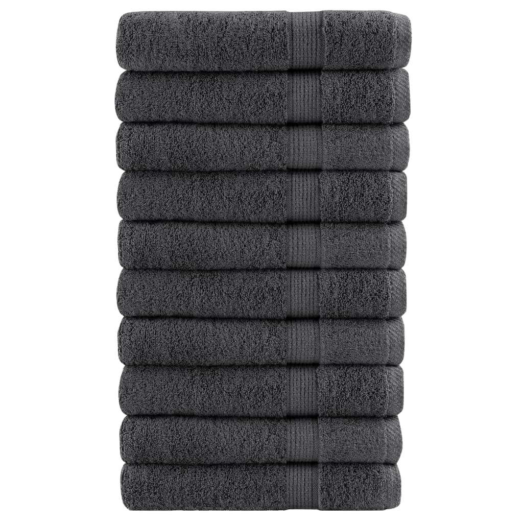Premium Gästetücher Solund 2 Stk. 600 G/M² Anthrazit