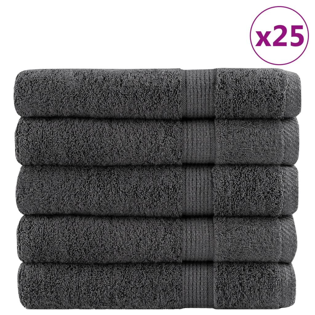 Premium Gästetücher Solund 2 Stk. 600 G/M² Anthrazit