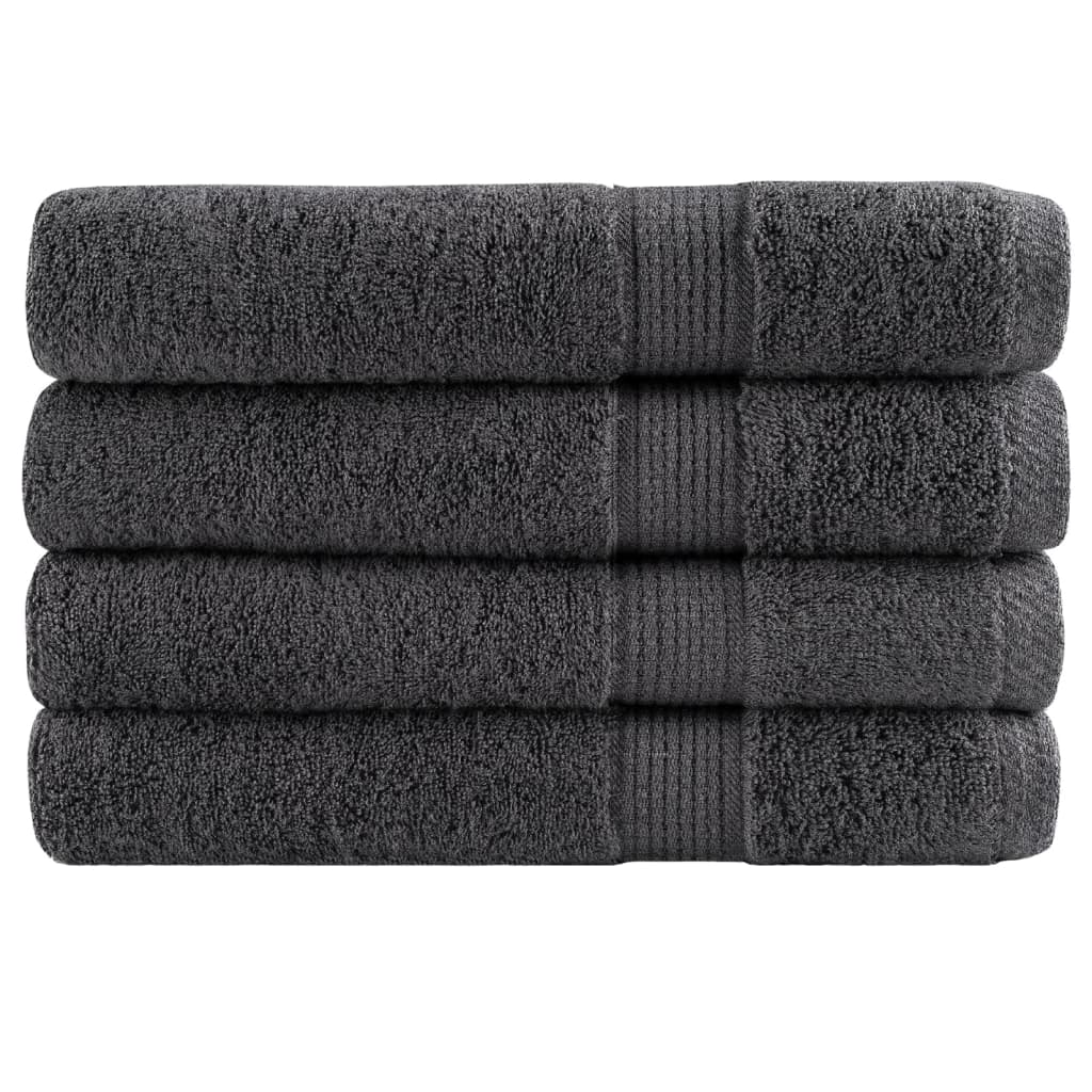 Premium Gästetücher Solund 2 Stk. 600 G/M² Anthrazit