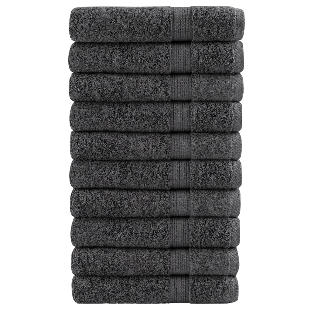 Premium Gästetücher Solund 2 Stk. 600 G/M² Anthrazit