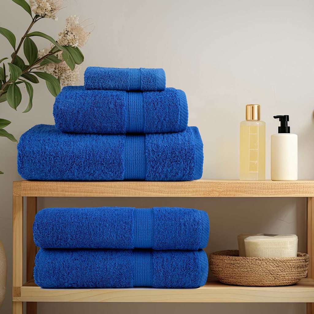 Premium Handtücher Solund 4 Stk. 600 G/M² Blau
