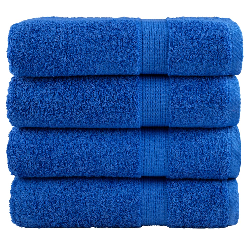 Premium Handtücher Solund 4 Stk. 600 G/M² Blau