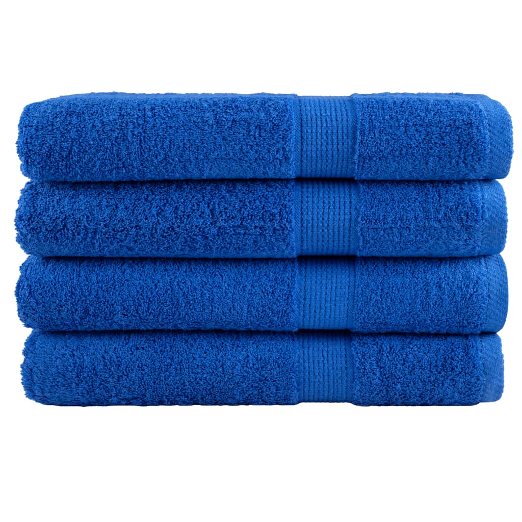 Premium Handtücher Solund 4 Stk. 600 G/M² Blau