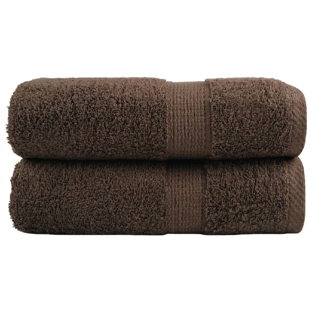 Premium Handtücher Solund 2 Stk. 600 G/M² Braun
