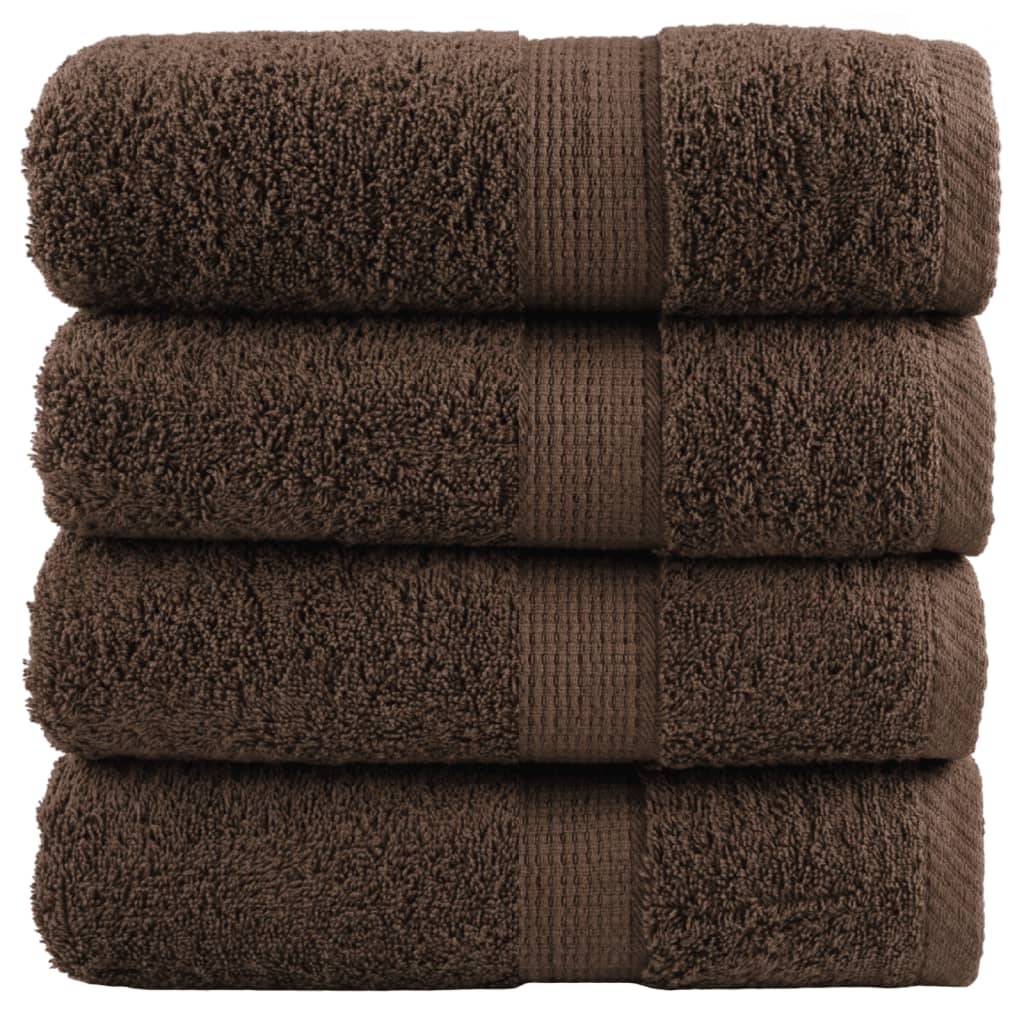 Premium Handtücher Solund 2 Stk. 600 G/M² Braun