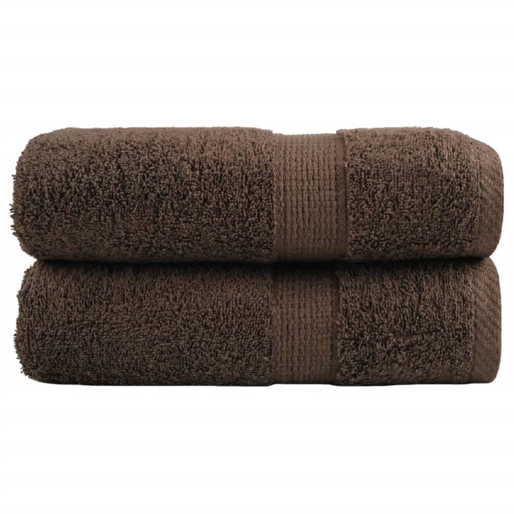 Premium Handtücher Solund 2 Stk. 600 G/M² Braun