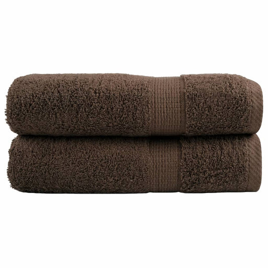 Premium Handtücher Solund 2 Stk. 600 G/M² Braun