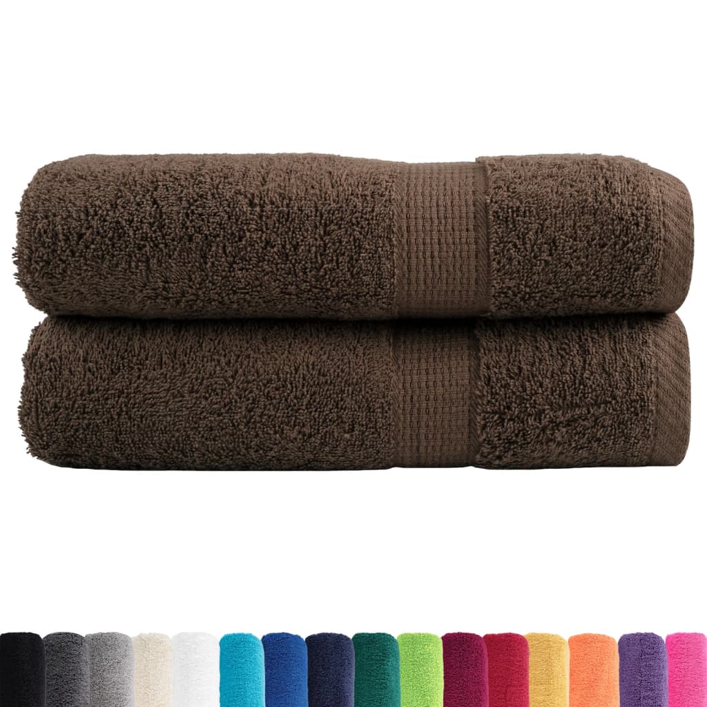 Premium Handtücher Solund 2 Stk. 600 G/M² Braun