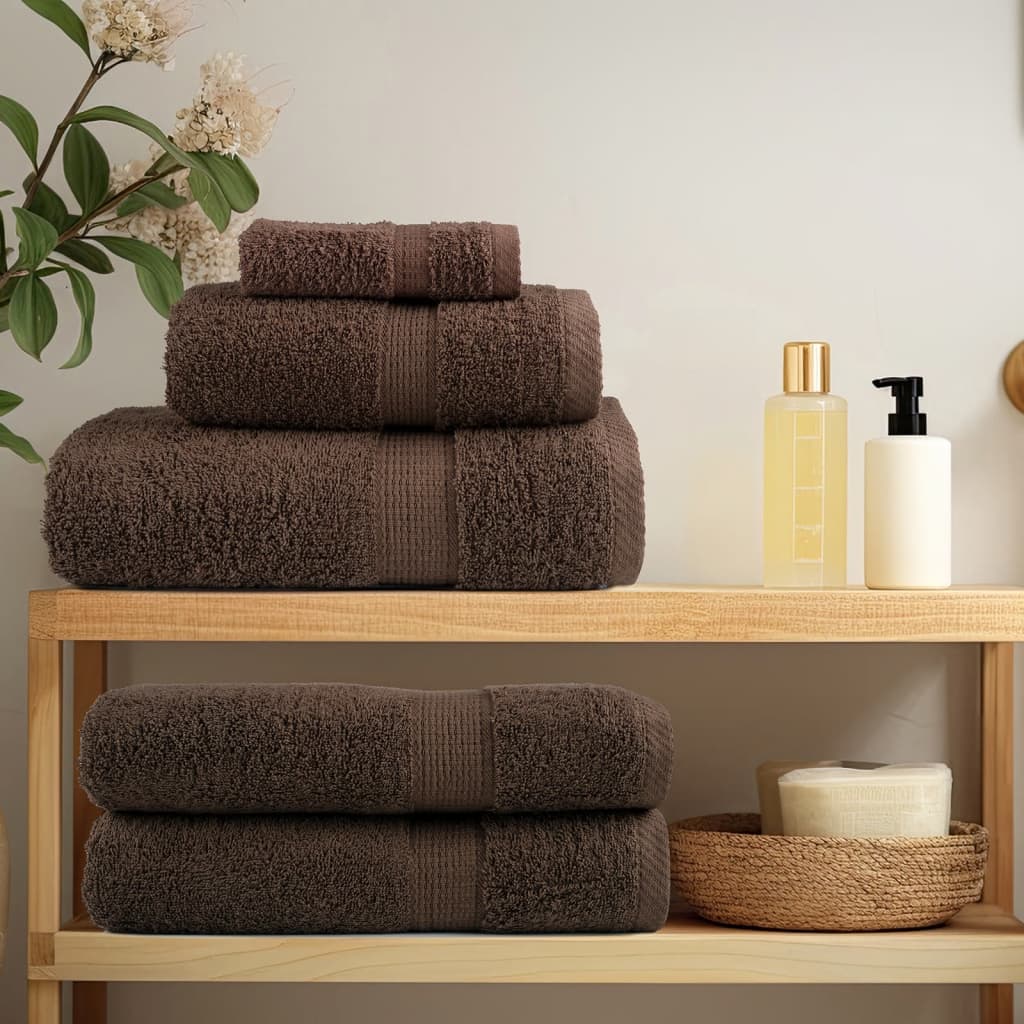Premium Handtücher Solund 2 Stk. 600 G/M² Braun