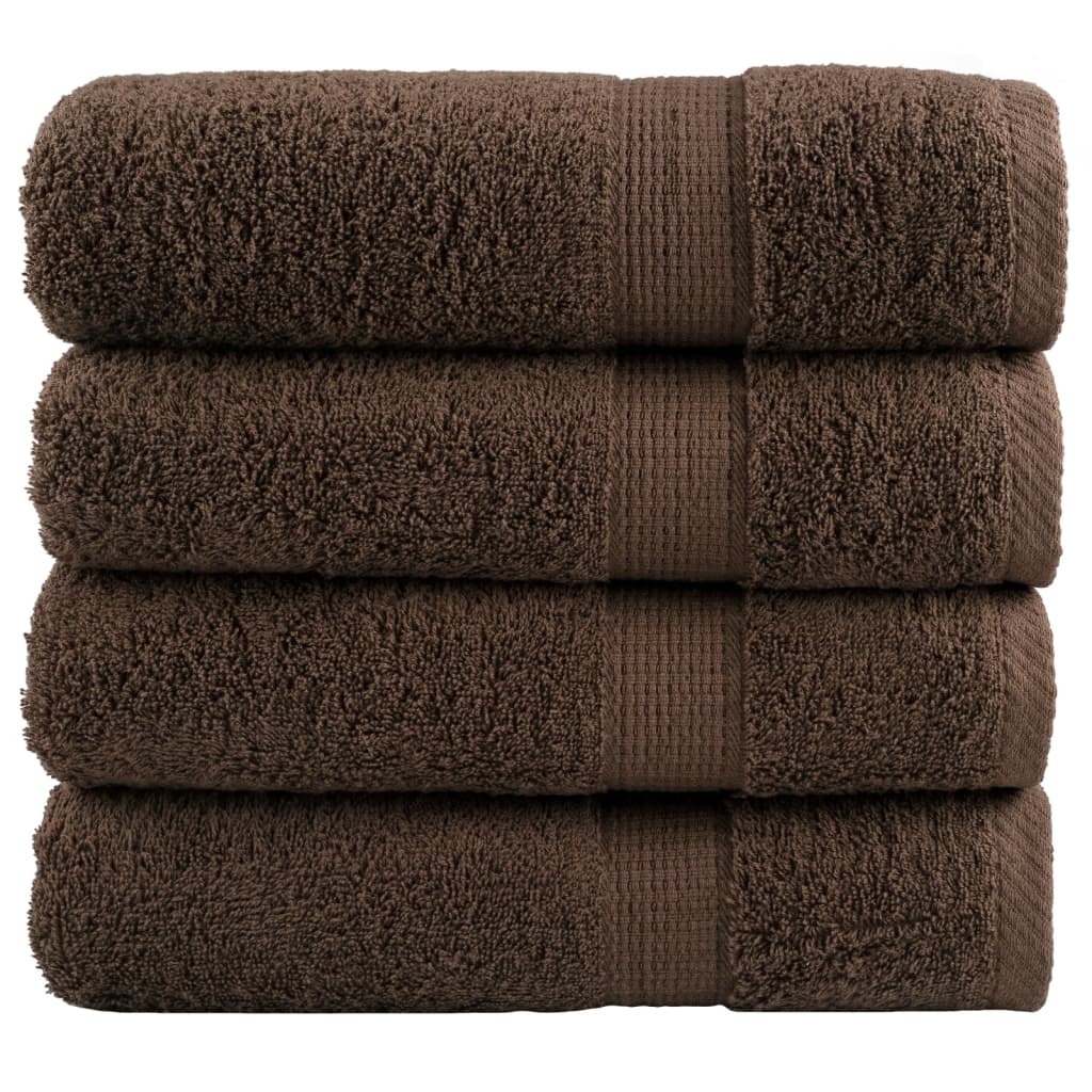 Premium Handtücher Solund 2 Stk. 600 G/M² Braun