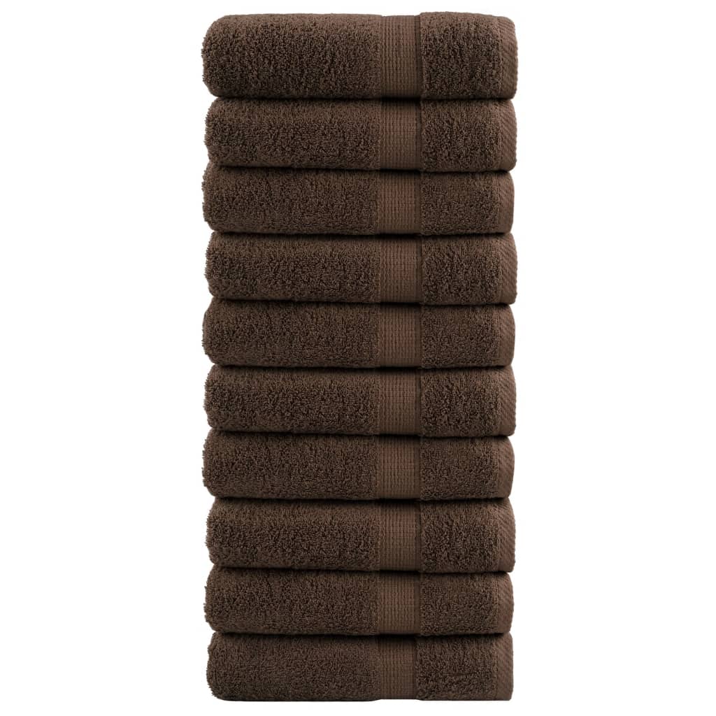 Premium Handtücher Solund 2 Stk. 600 G/M² Braun