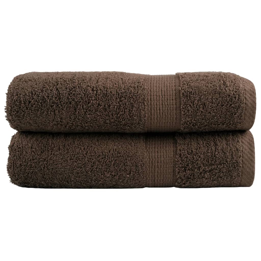 Premium Handtücher Solund 2 Stk. 600 G/M² Braun