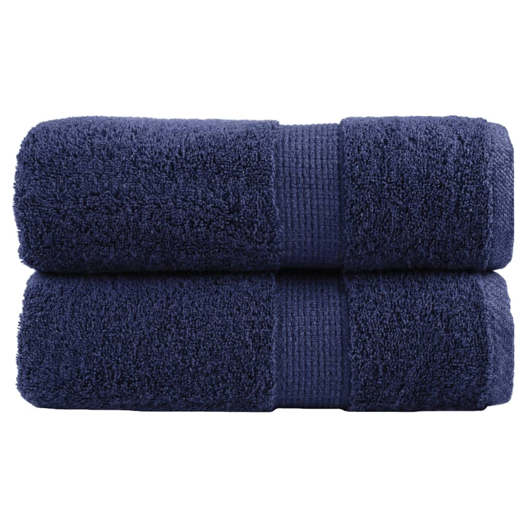 Premium-Waschtücher Solund 4 Stk. 600 G/M² Marineblau