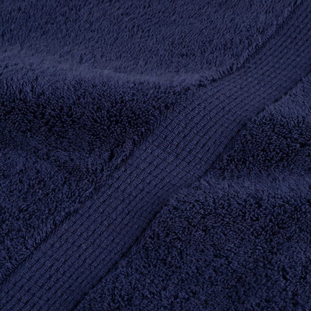 Premium-Waschtücher Solund 4 Stk. 600 G/M² Marineblau