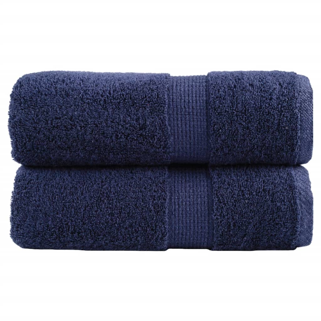 Premium-Waschtücher Solund 4 Stk. 600 G/M² Marineblau