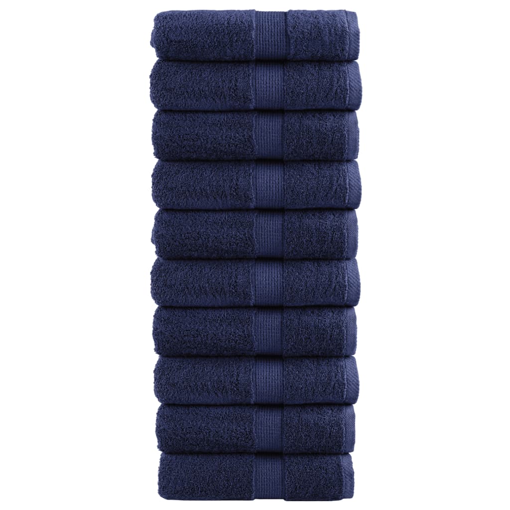 Premium-Waschtücher Solund 4 Stk. 600 G/M² Marineblau