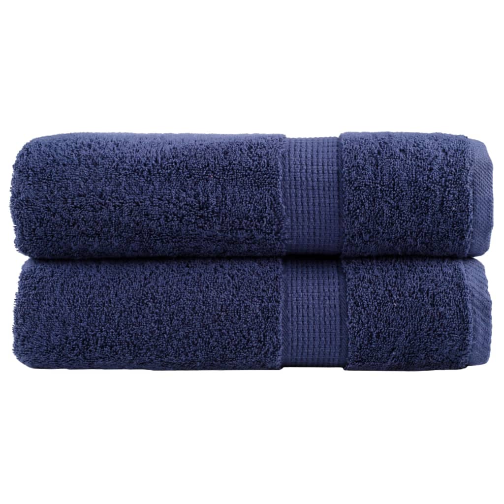 Premium-Waschtücher Solund 4 Stk. 600 G/M² Marineblau