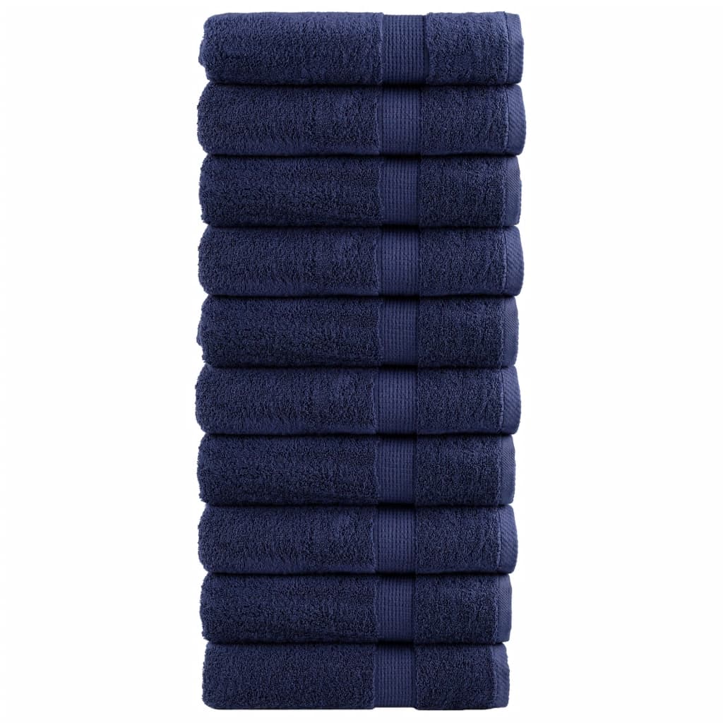 Premium-Waschtücher Solund 4 Stk. 600 G/M² Marineblau
