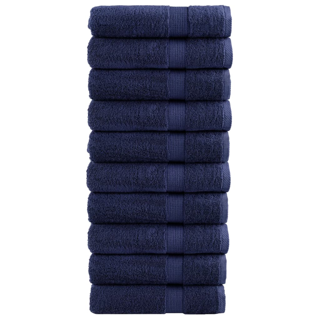 Premium-Waschtücher Solund 4 Stk. 600 G/M² Marineblau