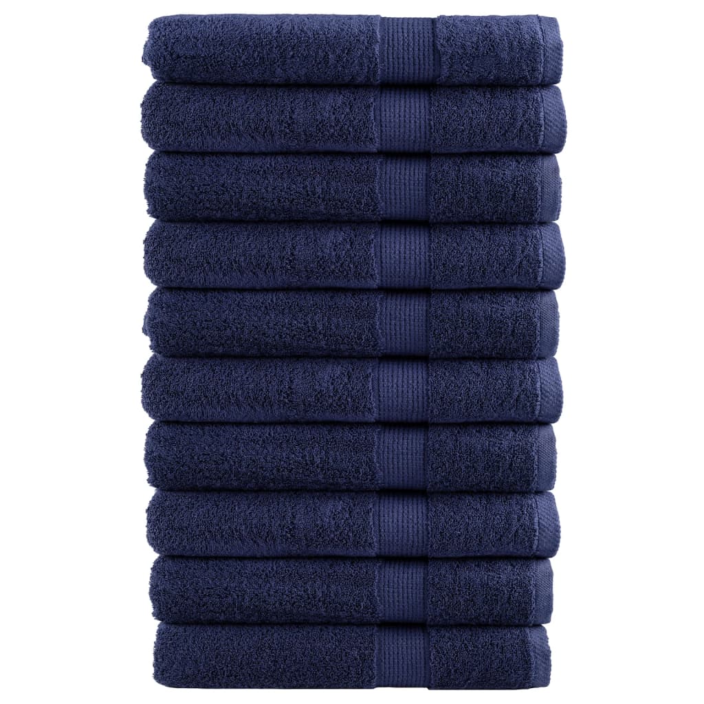 Premium-Waschtücher Solund 4 Stk. 600 G/M² Marineblau