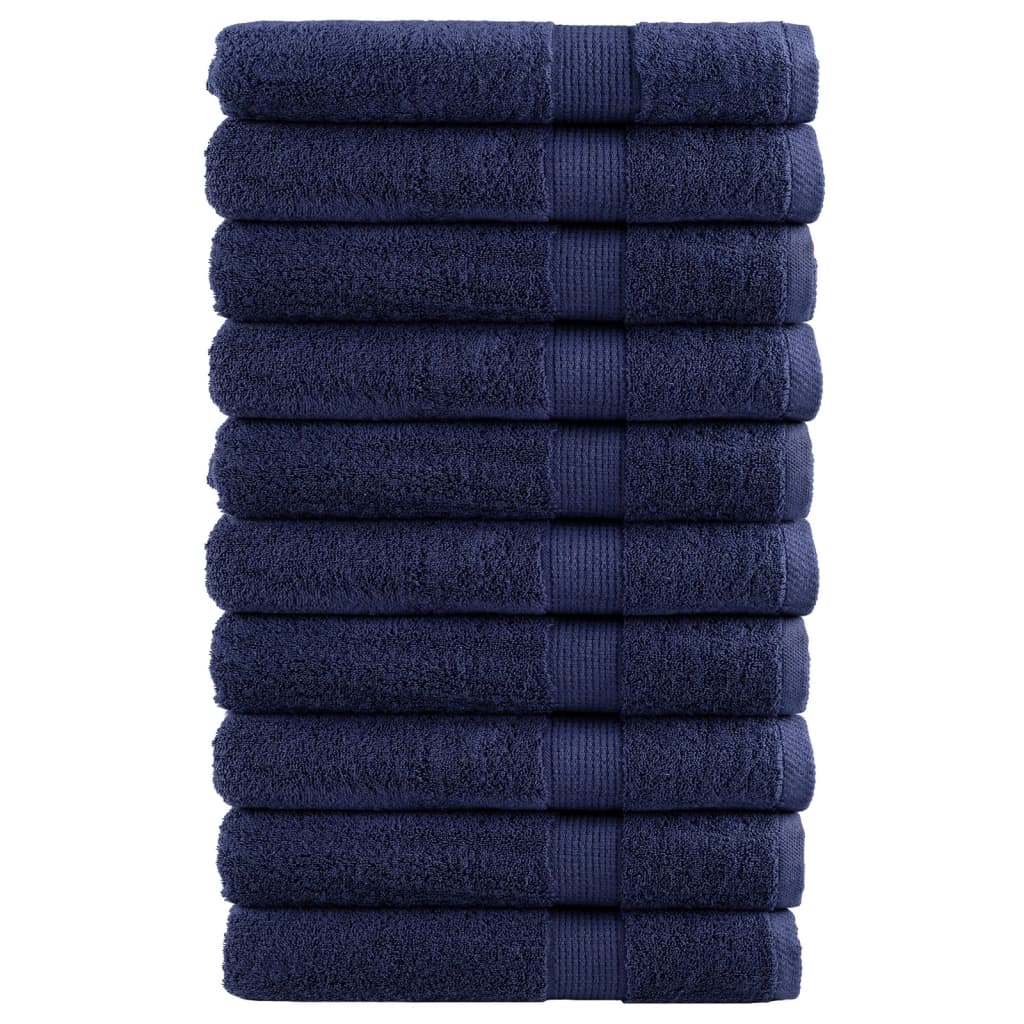 Premium-Waschtücher Solund 4 Stk. 600 G/M² Marineblau