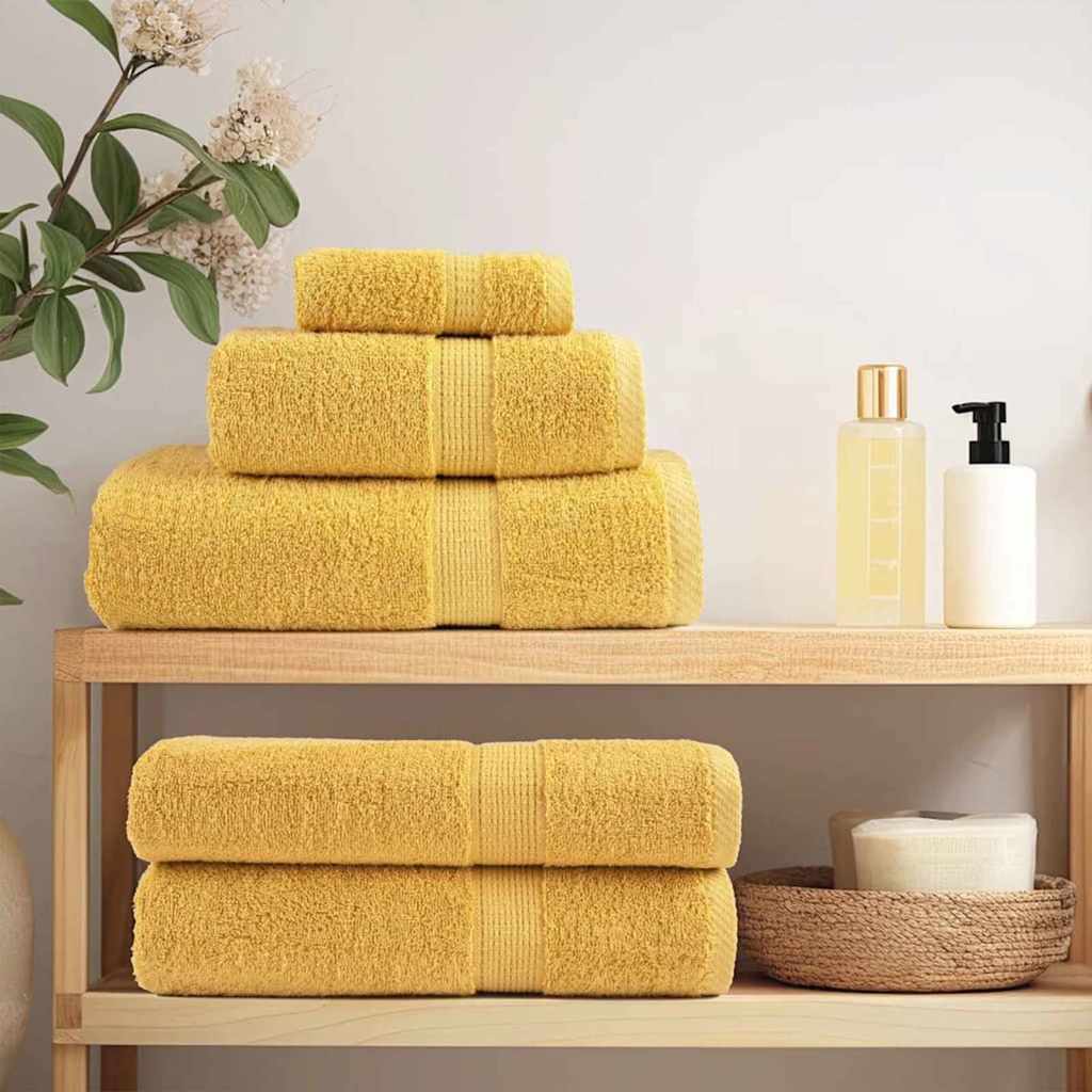 Premium-Waschtücher Solund 2 Stk. 600 G/M² Gold